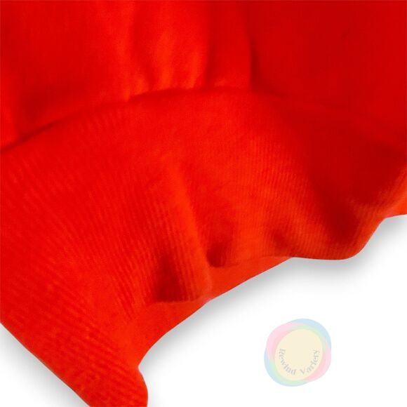 Vintage 70s Red Crewneck Sweatshirt SALE Graphic Retro Streetwear Novelty Large - Picture 6 of 9